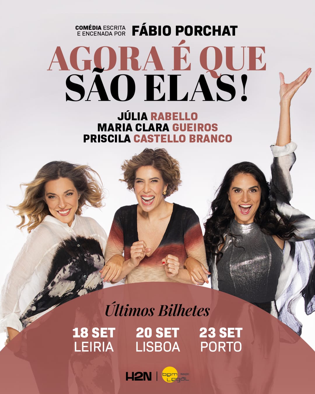 Cartaz AGORA É QUE SÃO ELAS