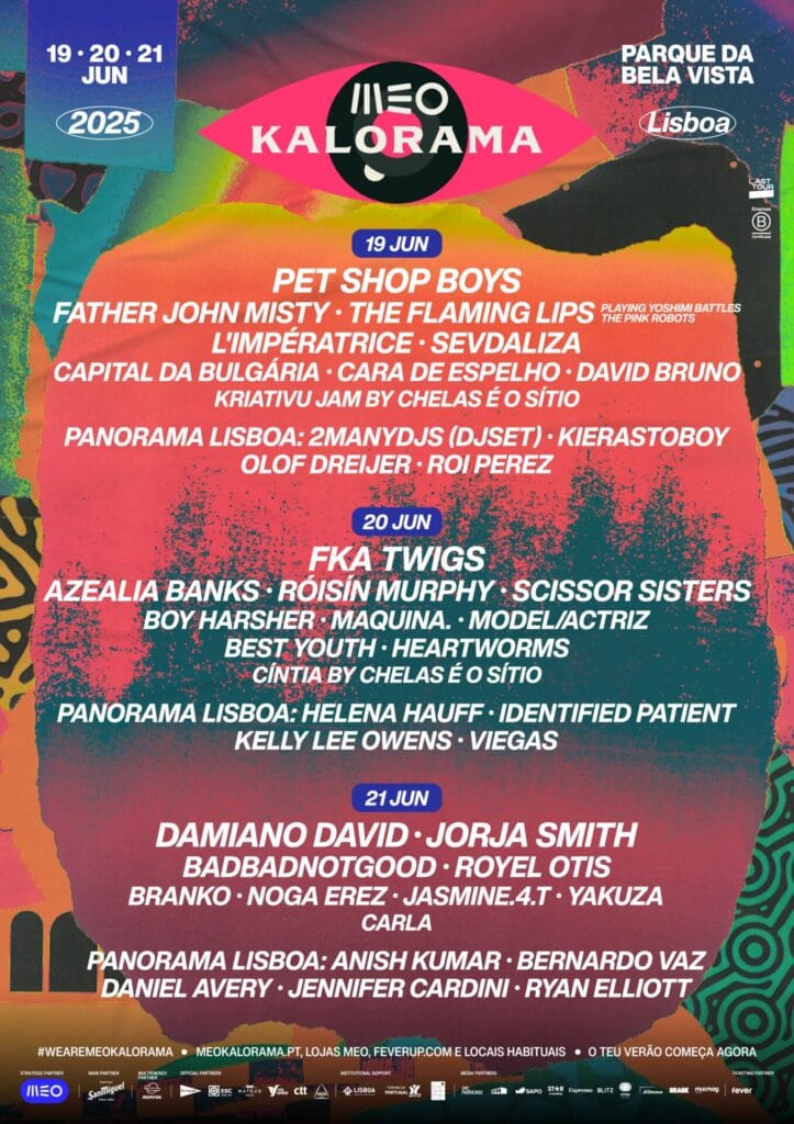 MEO Kalorama 2025 Cartaz Completo