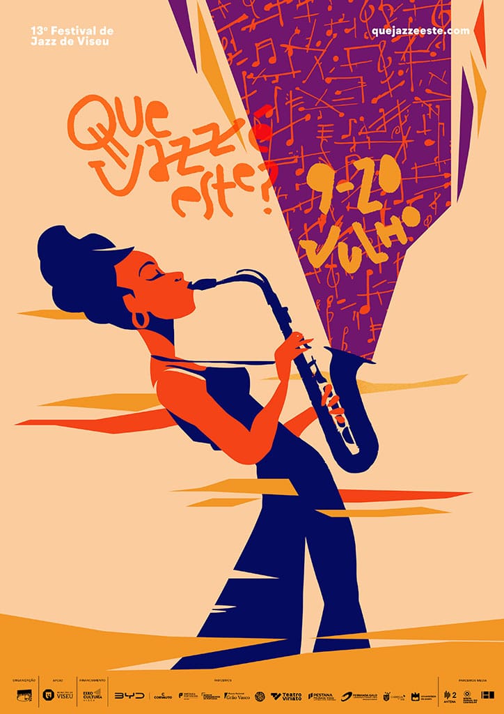 Imagem - Que Jazz É Este? celebra 13 anos em Viseu com uma edição feita de encontros improváveis 2 Cartaz do festival "Que Jazz É Este?"