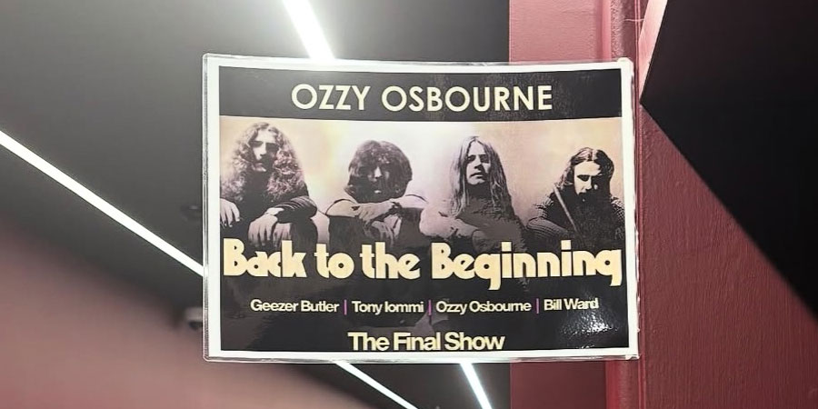 Ozzy Osbourne, Back to the Beginning - The Final Show. Crédito Fotografia: Instagram @ozzyosbourne