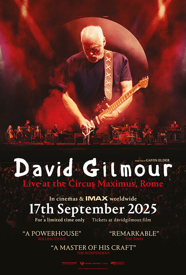 David Gilmour, Live at the Circus Maximus, Rome. Poster.