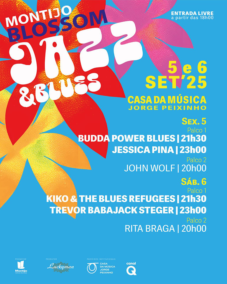 Imagem - Montijo Blossom Jazz & Blues volta em Setembro com entrada livre 2 Cartaz do Festival Montijo Blossom Jazz & Blues