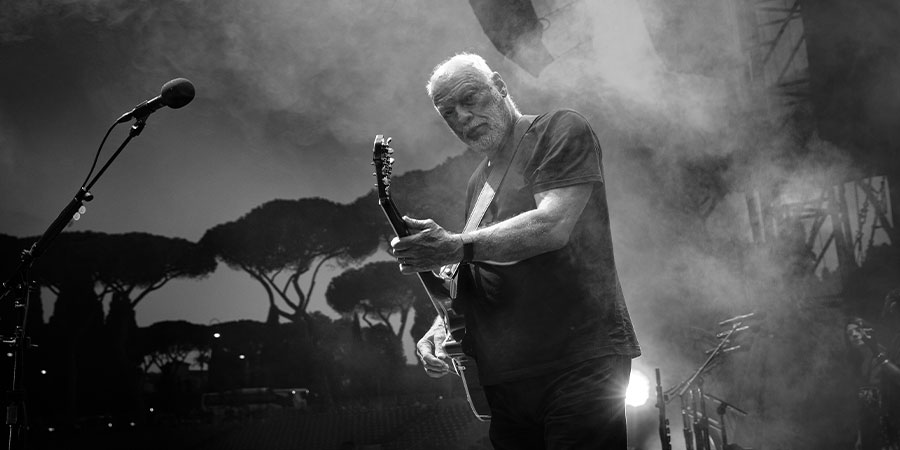 David Gilmour, Live at the Circus Maximus, Rome. Crédito Fotografia: Jill Furmanovsky
