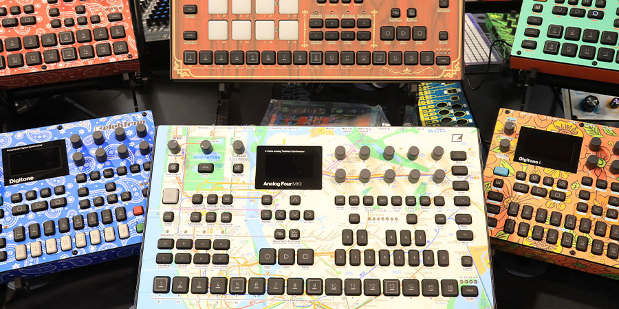 Sintetizadores, NAMM 2025. Crédito Fotografia: NAMM