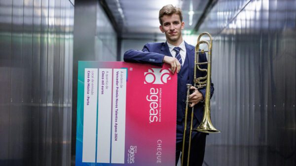 Gonçalo Nova, vencedor do prémio Novos Talentos Ageas. Créditos Fotografia: Miguel Pereira, Casa da Música
