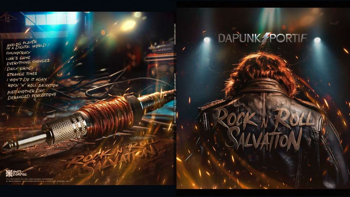 Dapunksportif, "Rock'n'Roll Salvation", CD. Capa e Verso