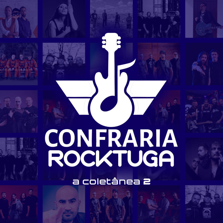 Confraria do Rock Tuga, capa da compilação "A Coletânea 2"