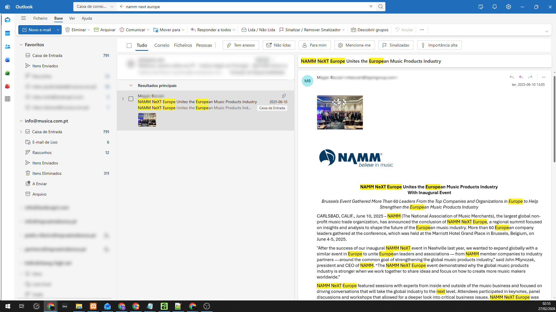 Imagem - Site PortaB.pt "recicla" artigos do musica.com.pt e de mais orgãos de comunicação social 3 Imagem - mail001
