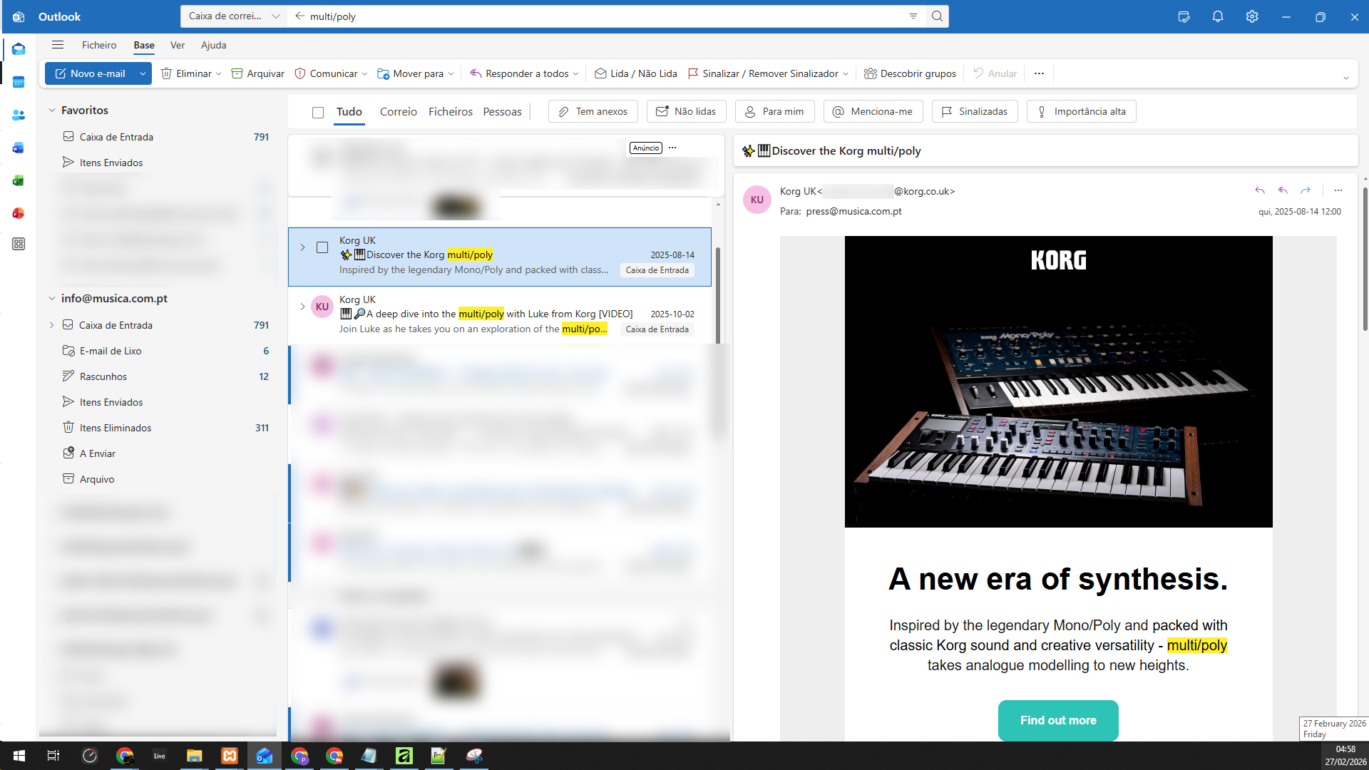 Imagem - Site PortaB.pt "recicla" artigos do musica.com.pt e de mais orgãos de comunicação social 12 Imagem - mail003