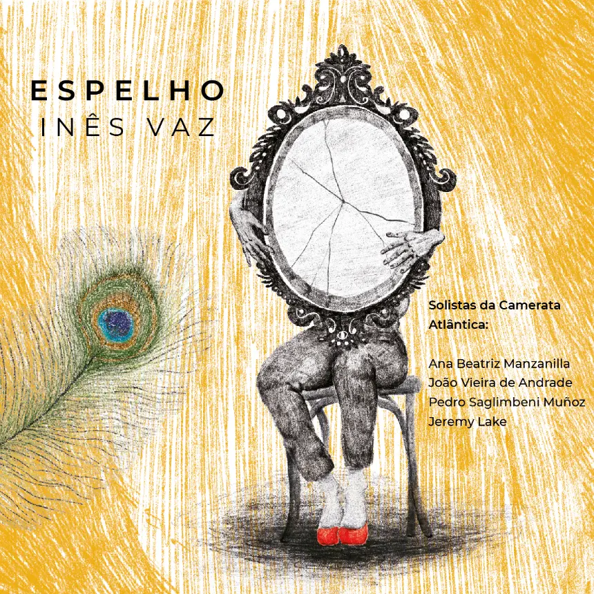 Imagem - Inês Vaz, a acordeonista que reinventa a música romântica erudita de Dvořák no seu novo álbum "Espelho" 3 Inês Vaz, capa do álbum "Espelho"