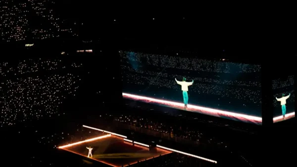Bad Bunny ao vivo no Estádio da Luz em Lisboa. Créditos Fotografia: Gabriela Alonso