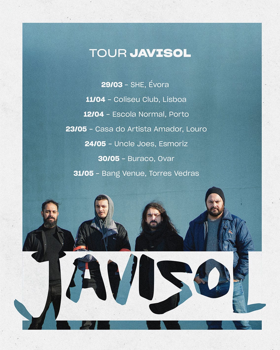 Cartaz Tour Javisol // Creditos Javisol