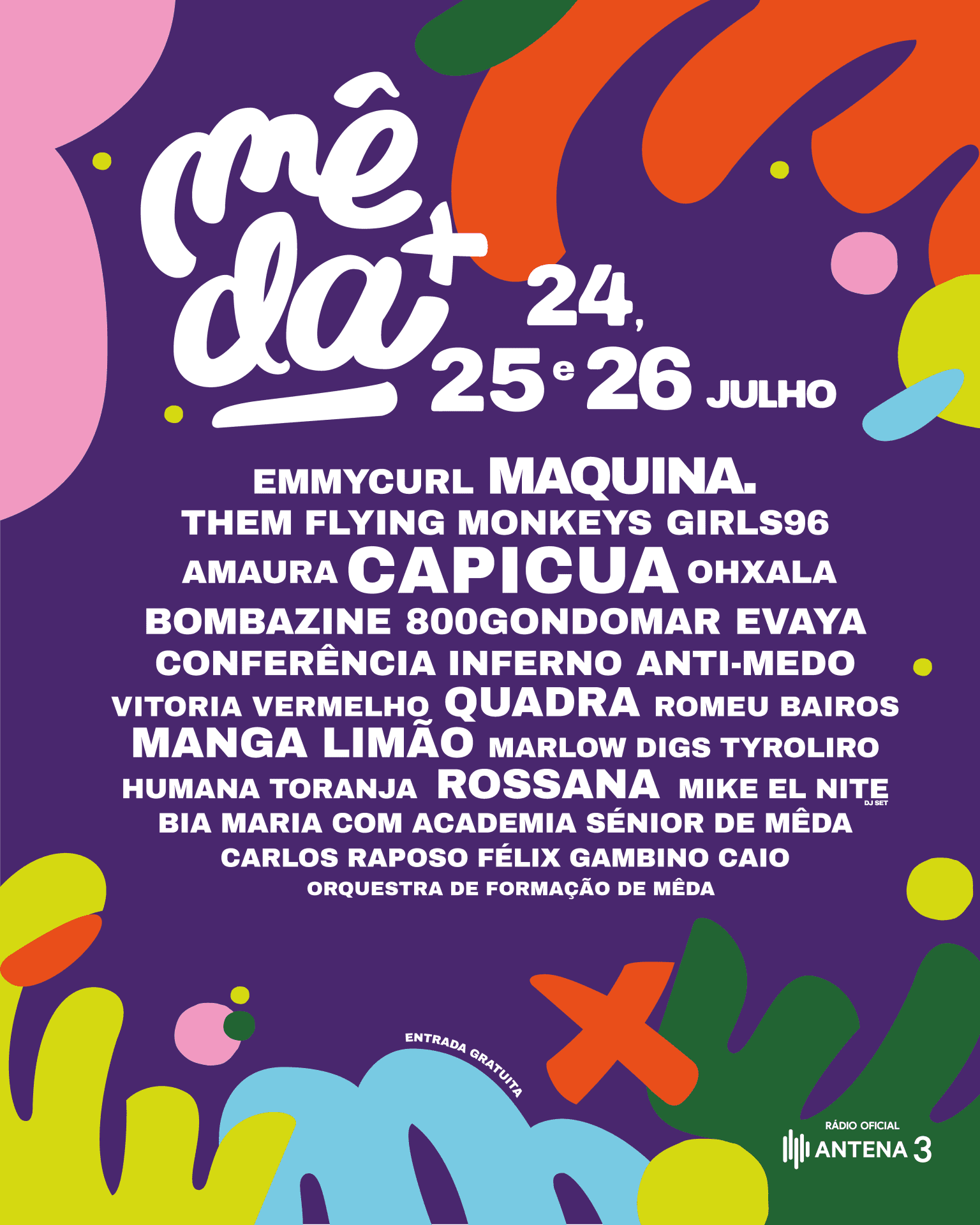 Cartaz Final Festival Meda+ 2025