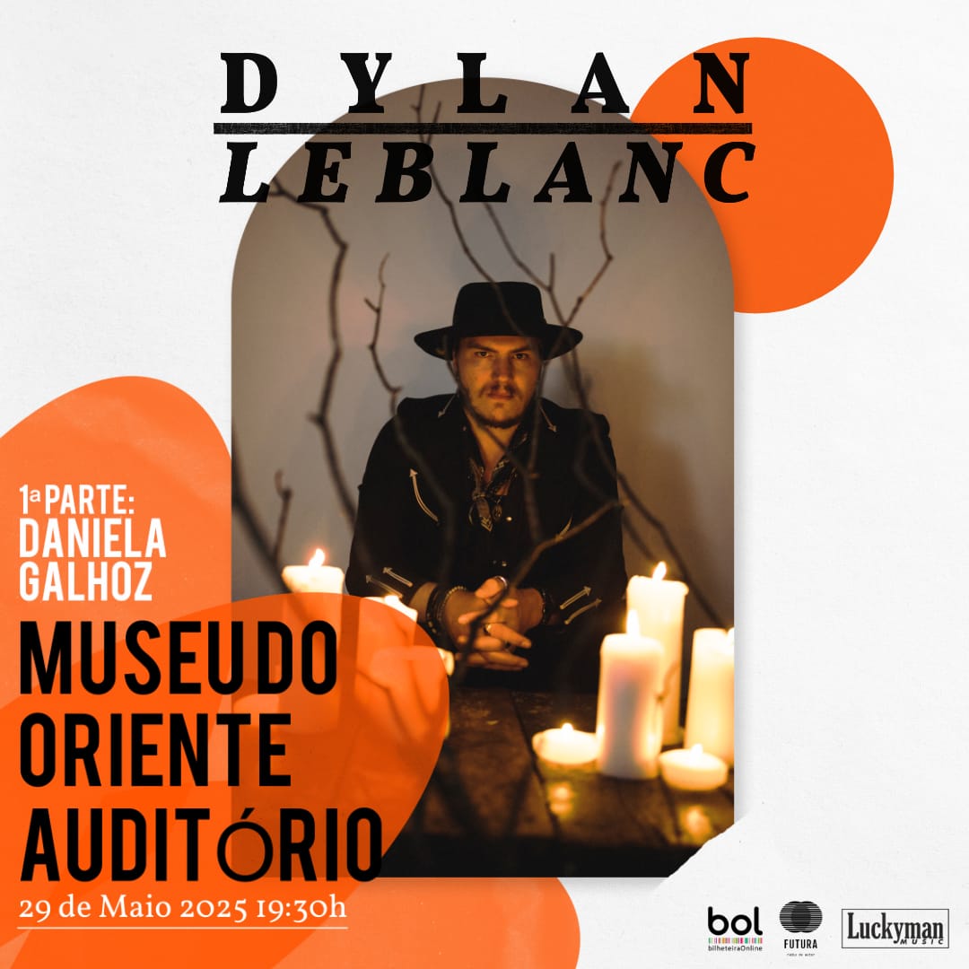 Cartaz do Concerto de Dylan Leblanc e Daniela Galhoz