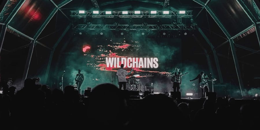 Wildchains ao Vivo. Crédito Fotografia: @Bruno_costa21, Instagram de Wildchains