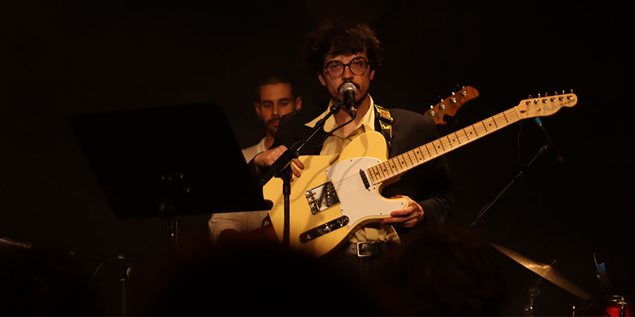 Ricardo Reis Soares ao vivo. Crédito Fotografia: João Vieira