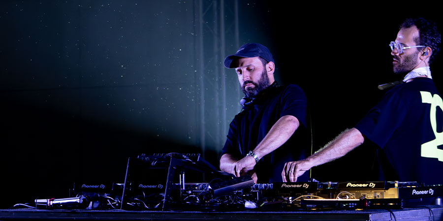 MXGPU (Moullinex + GPU Panic) ao vivo em Viseu no Festival Mosaico. Crédito Fotografia: Musica.com.pt