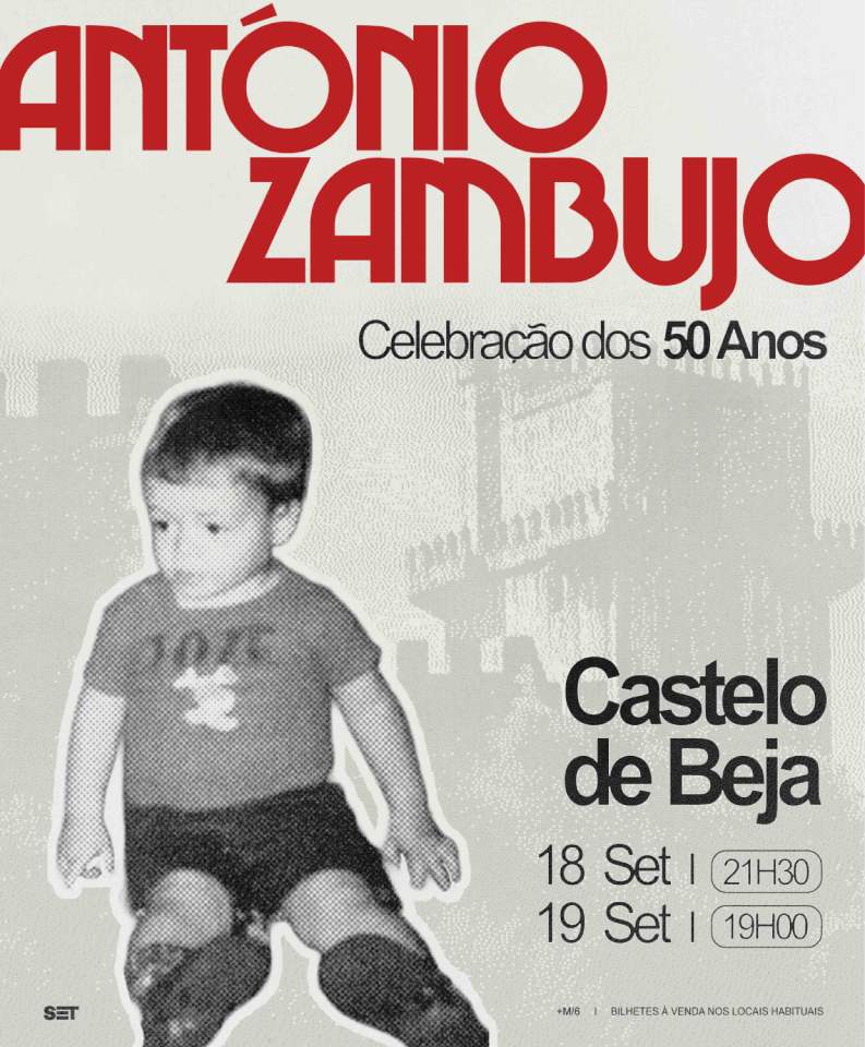 António Zambujo, Cartaz dos concertos de celebração dos 50 Anos, no Castelo de Beja