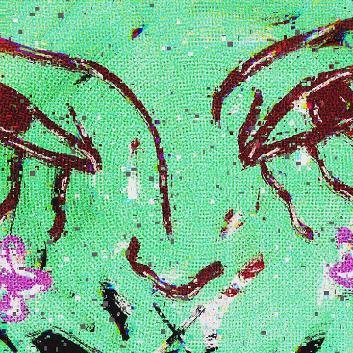 MALABOOS, capa do Single "333". Créditos capa e artwork: Inês Pinto.