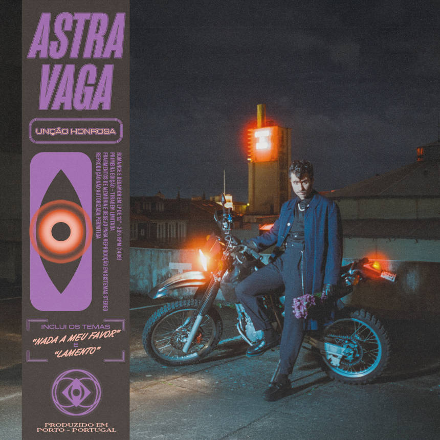 Astra Vaga, capa do álbum de estreia  "Unção Honrosa"