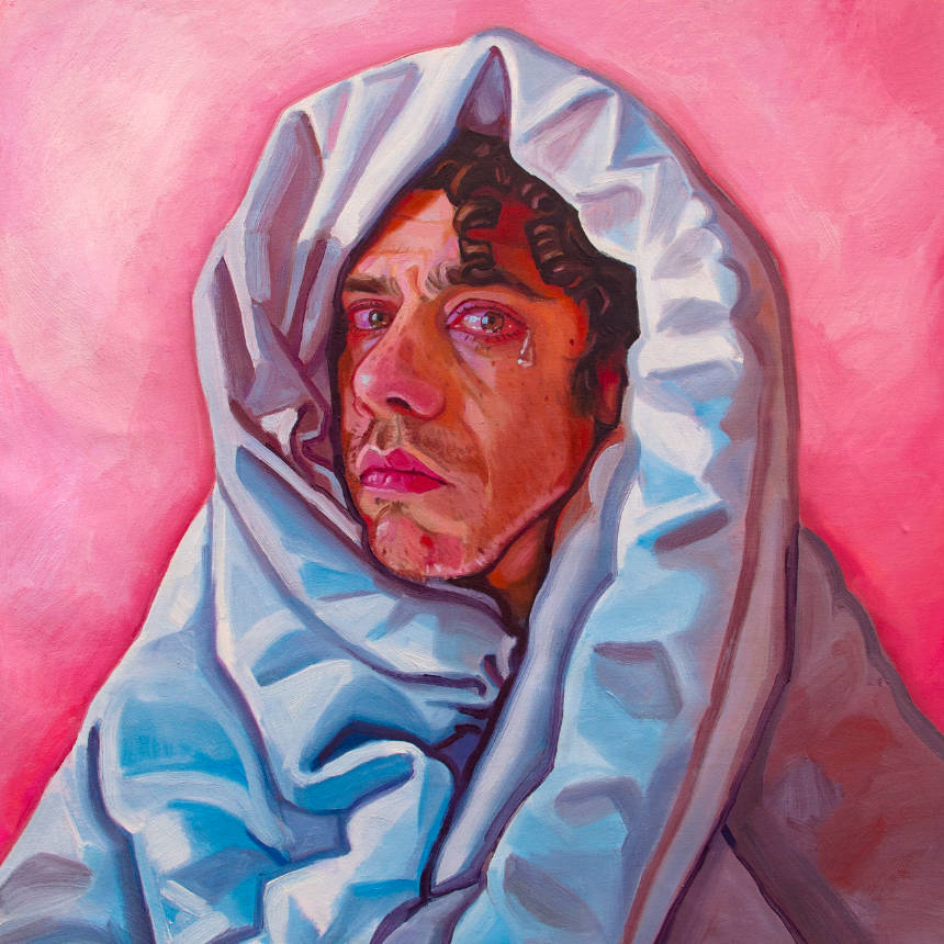 Luca Argel, capa do álbum "O Homem Triste". Crédito da capa: Mariana Popovic