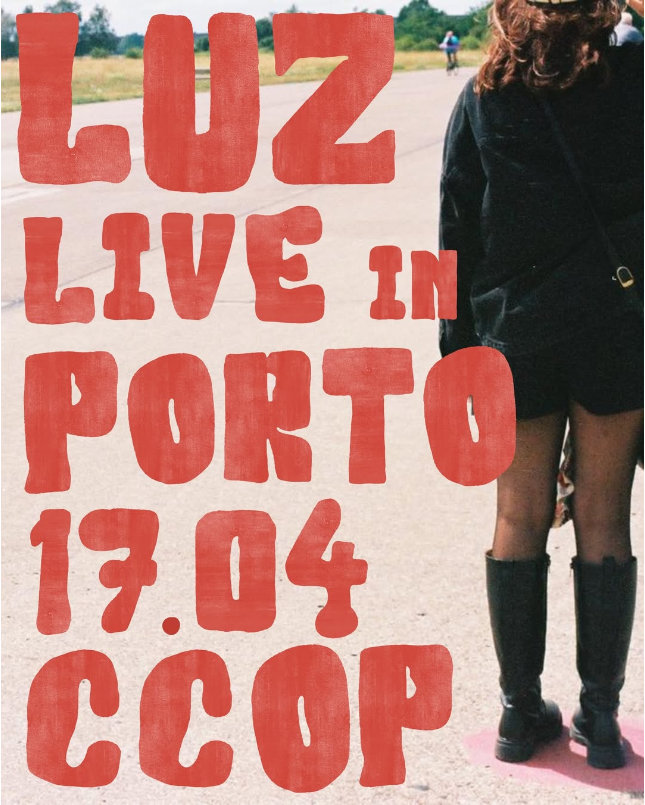 Luz, cartaz do concerto do Porto no CCOP dia 17 de Abril 2026