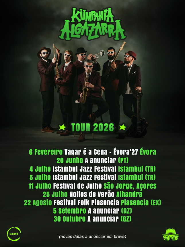 Kumpania Algazarra, Cartaz da Tour 2026