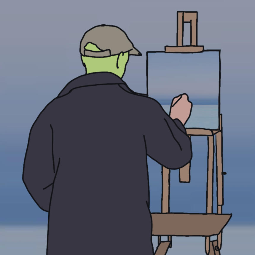 cravo, capa do single "O Mar Que Eu Fiz"