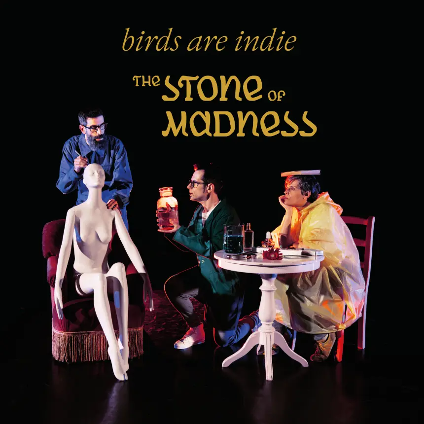 Capa do álbum "The Stone of Madness", dos Birds Are Indie