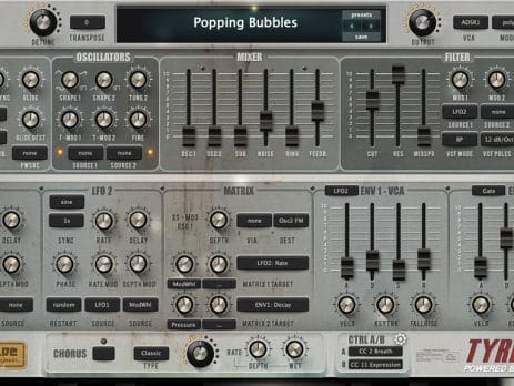 Foto Sintetizador Gratuito Tyrell N6 / Creditos u-he.com