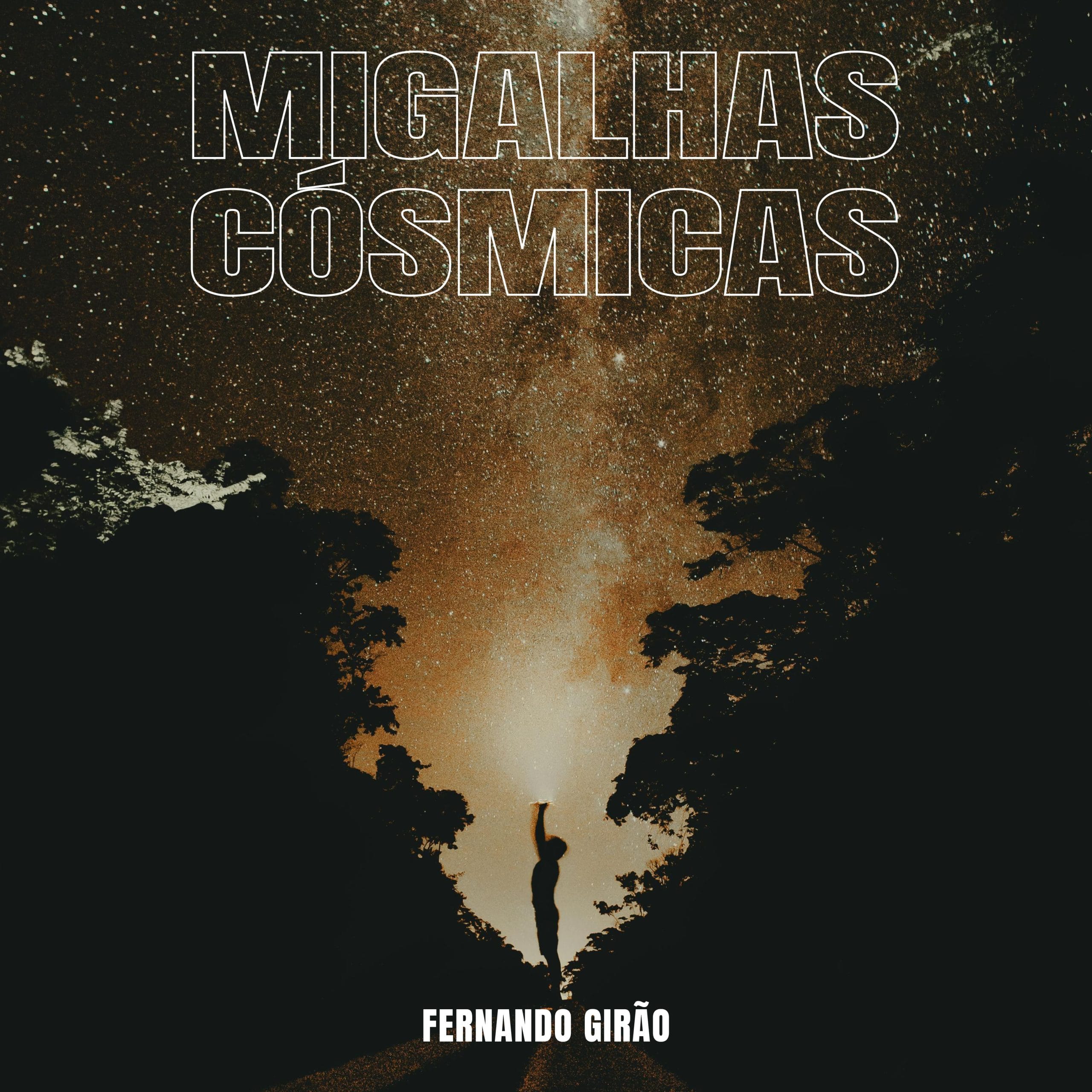 Capa de "Migalhas Cósmicas", de Fernando Girão