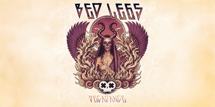 Capa de Decadence dos Bed Legs