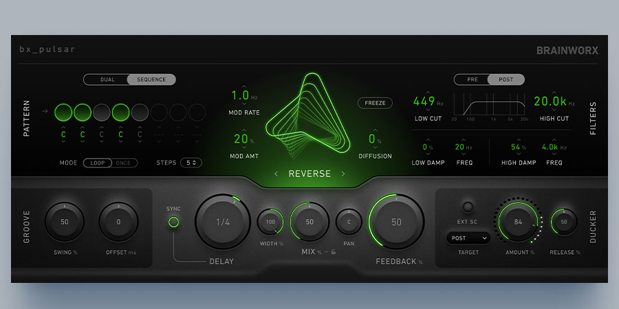 Imagem - Brainworx bx_pulsar: O Delay que Redefine as Regras do Jogo 3 bx_pulsar da Brainworks.