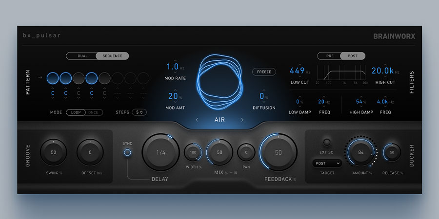 Imagem - Brainworx bx_pulsar: O Delay que Redefine as Regras do Jogo 1 bx_pulsar da Brainworks.