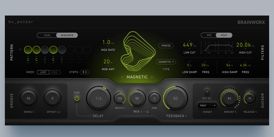 Imagem - Brainworx bx_pulsar: O Delay que Redefine as Regras do Jogo 2 bx_pulsar da Brainworks.