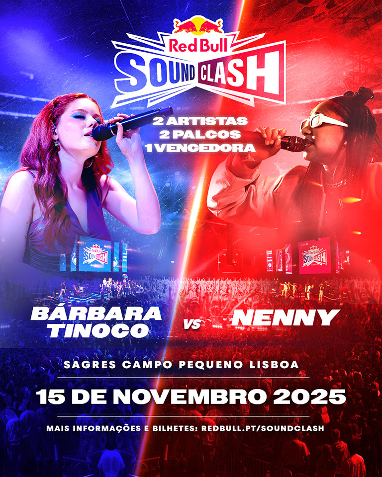 Cartaz do Red Bull Soundclash com Bárbara Tinoco vs Nenny