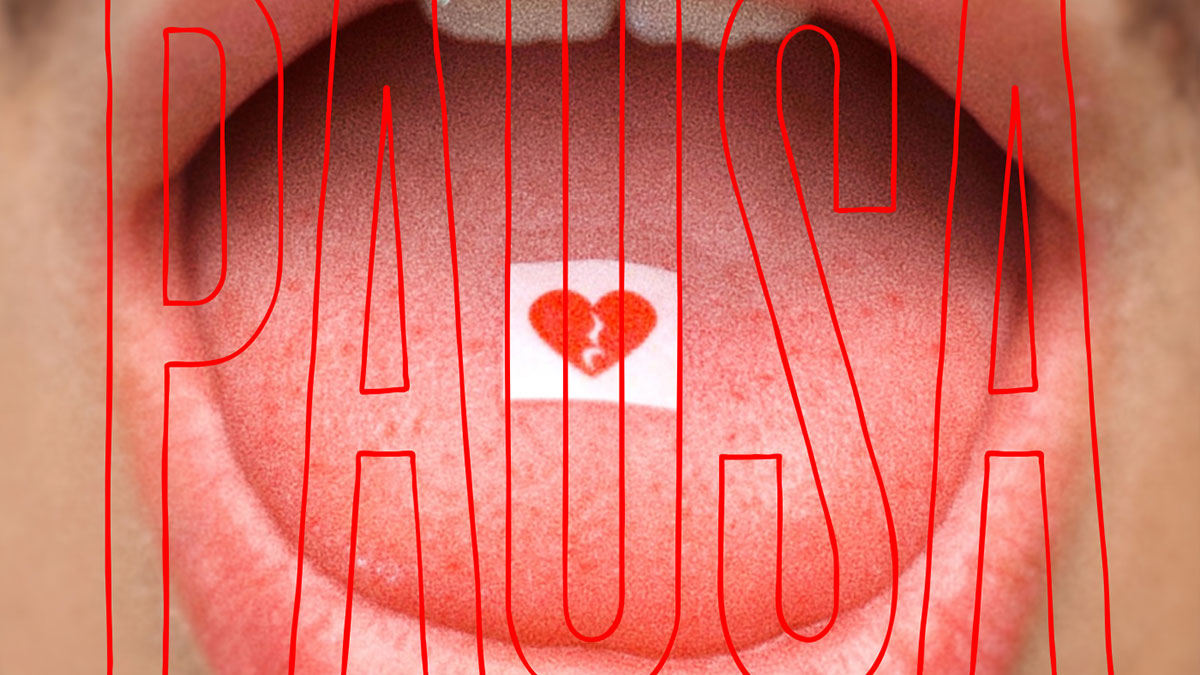 EVAN, PAUSA (no coração). Banner.