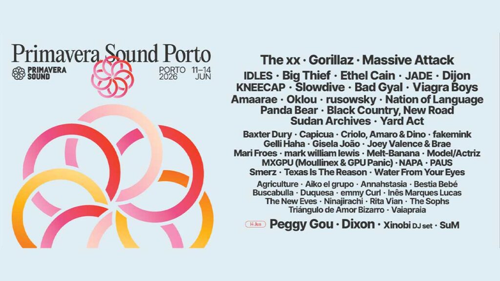 Festival Primavera Sound Porto 2026: Cartaz, Preços e Datas