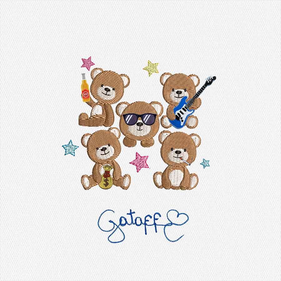 Gatafunho, capa do álbum "GATAFF".