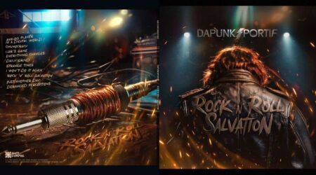 Dapunksportif, "Rock'n'Roll Salvation", CD. Capa e Verso