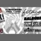 Cercal Rock com Fitacol, Balbúrdia, Peter Strange e os aBAND'onados. Dia 15 de Novembro, não percas!