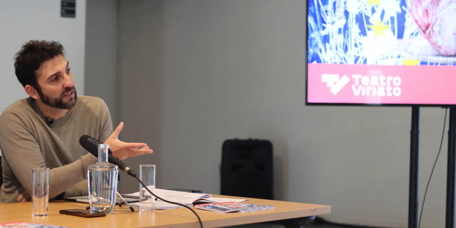 António M Cabrita. Apresentação da temporada Fevereiro-Julho 2026 do Teatro Viriato em Viseu.